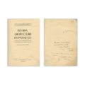 Arhitect Grigore Ionescu, Istoria arhitecturii românești, 1937, cu dedicație olografă