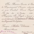 Lăzărescu I. Mihail, brevet de acordare a Furajerei „Mihai Viteazu”, 1931