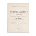 Marele dicționar geografic al României, cinci volume + Dicționarul Geografic al Bucovinei
