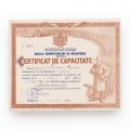 Două certificate de capacitate și de absolvire a gimnaziului, 1929-1941