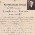 Două certificate de capacitate și de absolvire a gimnaziului, 1929-1941