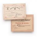 Două diplome de premiu, 1902-1925