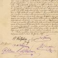 Proces-verbal privind vânzarea unui teren de către Ateneul Român, 1887