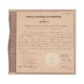 Anastasiadi Andrei, diplomă eliberată de Școala Națională de Medicină, 30 septembrie 1866, cu semnătura lui Carol Davila - Piesă rară 