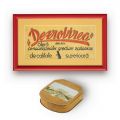 Fabrica de produse zaharoase „Dezrobirea”, reclamă + cutie