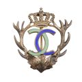 Insigna „Clubului Regal de Vânătoare”, model regele Carol al II-lea