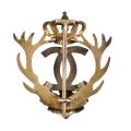 Insigna „Clubului Regal de Vânătoare”, model regele Carol al II-lea