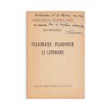 Două volume, Ion Petrovici, Titu Maiorescu +  Fulgurații filosofice și literare, cu dedicație pentru D. D. Roșca