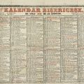Calendar Bisericesc pe anul 1863