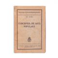 Al. Dima, Conceptul de artă populară, 1939, cu dedicație pentru Dumitru D. Roșca