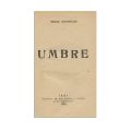 Mihail Sadoveanu, Umbre, 1920, cu dedicație pentru C. Botez