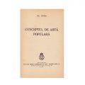 Al. Dima, Conceptul de artă populară, 1939, cu dedicație pentru Dumitru D. Roșca