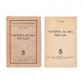 Al. Dima, Conceptul de artă populară, 1939, cu dedicație pentru Dumitru D. Roșca