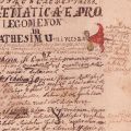 Lecții introductive de matematică universală, filă manuscris în limba latină 