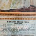 Doamna Elena Cuza, cromolitografie de mari dimensiuni, 1909