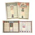 Colecție de 11 calendare din perioada 1961 - 1969