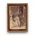 Familia regală a României și familia de Edinburgh, fotografie de cabinet, 1893 