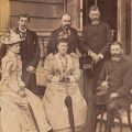 Familia regală a României și familia de Edinburgh, fotografie de cabinet, 1893 