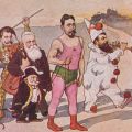 Circul politic, litografie policromă, Nicolae Petrescu-Găină