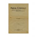 N. Zaharia, Mihail Eminescu, cu dedicația olografă a autorului către Octav Minar, 1910