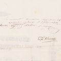 Diplomă de confirmare a statutului de boier de neam, cu semnătura domnitorului Gheorghe Bibescu, 1845
