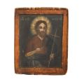 Ioan Botezătorul, icoană românească, tempera pe lemn, finalul secolului al XIX-lea