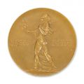 Omagiu lui Alexandru Marghiloman la 70 ani, medalie din bronz, gravor A. Weinberger, 1924