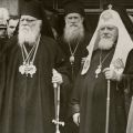 Vizita Patriarhului Alexei I al Moscovei în România, fotografie de epocă, 1947