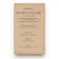 Gheorghe Șincai, Hronica românilor și a mai multor neamuri, 1886, 3 volume