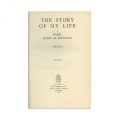 Regina Maria - Marie Queen of Roumania, The Story of My Life - Povestea vieții mele, trei volume, 1935, cu dedicație