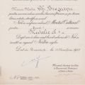 Maior Medic Gh. Brezeanu, brevet cu semnătura olografă a regelui Carol al II-lea, 1935
