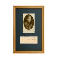 Principele Nicolae al României, fotografie tip carte poștală + bilet cu semnătură olografă