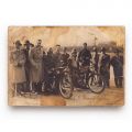 Grand Prix-ul Bucureștilor din anul 1937, Constantin Cantacuzino (Bâzu) fotografie de epocă + carnet de vamă pentru motocicletă