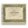Colecție de 4 acțiuni: „Banca Centrală” Cluj, „Economia din Focșani”, „Banca Dâmbovița”, „Banca Populară din Pitești”, 1920-1942