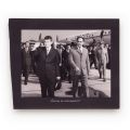 Nicolae Ceaușescu în vizită la două uzine din Iași și Cluj, 3 fotografii de epocă, 1966-1968