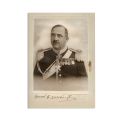 Generalul G. Dorobanțu, două fotografii de epocă, cu  semnătură olografă