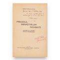 Marin Popescu-Spineni, Procesul mănăstirilor închinate, 1936, cu dedicație pentru C. Rădulescu-Motru