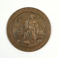 Tratatul de Pace de la București, 1913, medalie din bronz, gravor G. Alessandrescu