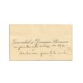 Generalul Nicolae Scarlat Stoenescu, fotografie tip carte poștală  și cartea de vizită cu însemnare olografă, 1875-1941