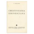 D. Caracostea, Creativitatea eminesciană, exemplar bibliofil