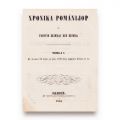 Gheorghe Șincai, Hronica românilor și a mai multor neamuri, 1853-1854, 3 volume, prima ediție 