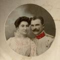 Gheorghe și Jeana Eliade, două fotografii de epocă