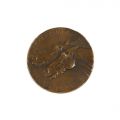 Jockey Club Român, 50 de ani de activitate, medalie din bronz, 1925, gravor C. Kristescu