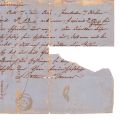 Scrisoare comercială, 1863, cu timbru Cap de Bour 30 parale + pereche de timbre 30 parale 1864 neștampilate