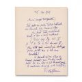 Victor Eftimiu, scrisoare către Margareta Bărbuță, 25 noiembrie 1964