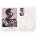 Regele Carol al II-lea și Marele Voievod de Alba-Iulia, Mihai, două cărți poștale fotografice