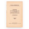 D. I . Popovici, Despre aromâni, trad. C. Constante, 1934, cu dedicația traducătorului pentru Theodor Capidan 