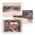 Prima călătorie a regelui Carol I în țară, 10 mai 1900, jubileul de 40 de ani de domnie, 3 cărți poștale ilustrate