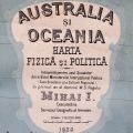 Australia și Oceania, hartă de mari dimensiuni, 1928