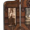 Regina Maria a României, triptic cu trei fotografii tip carte poștală 
